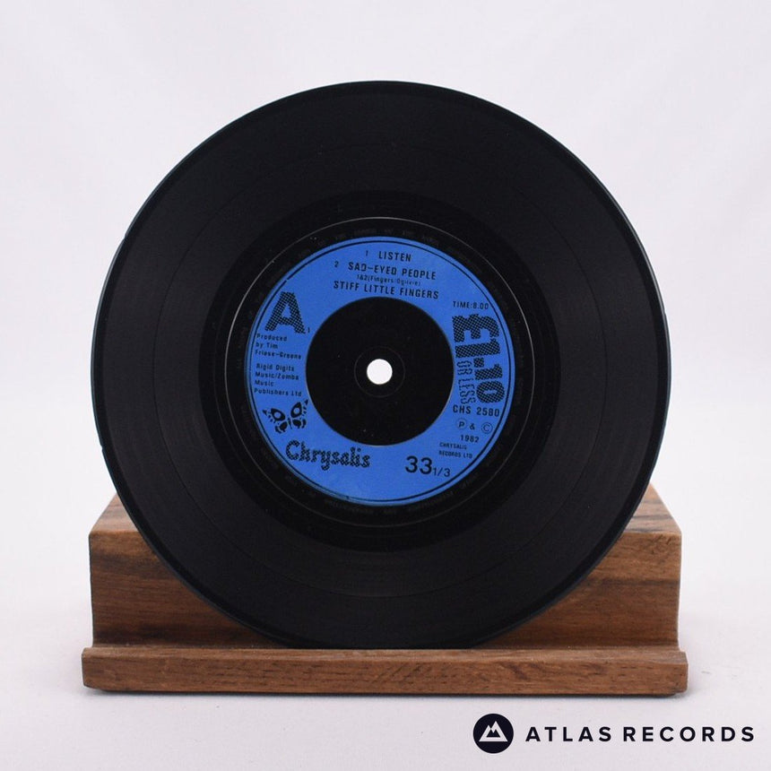 Stiff Little Fingers - Listen - 7" EP Vinyl Record - VG+/VG+
