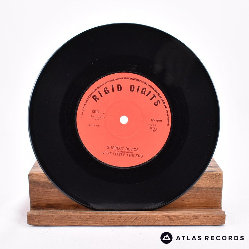 Stiff Little Fingers - Suspect Device - Reissue 7" Vinyl Record - EX/VG+