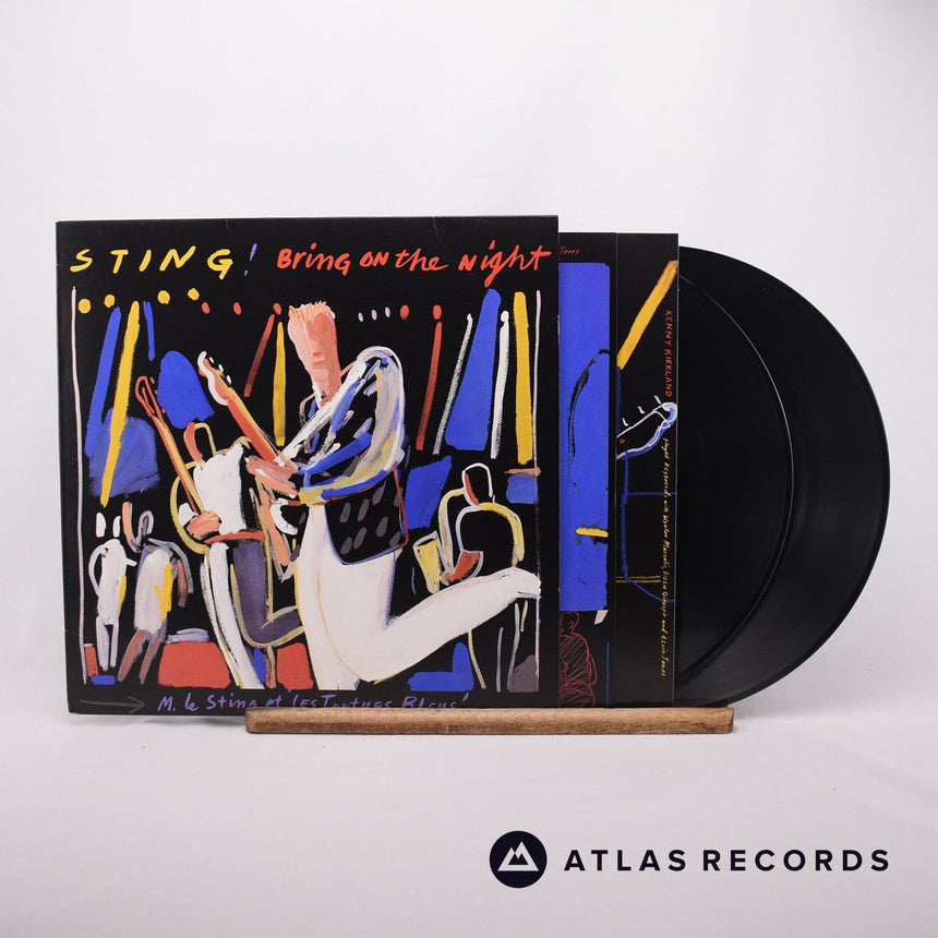 Sting Bring On The Night 2 x LP Vinyl Record - Front Cover & Record