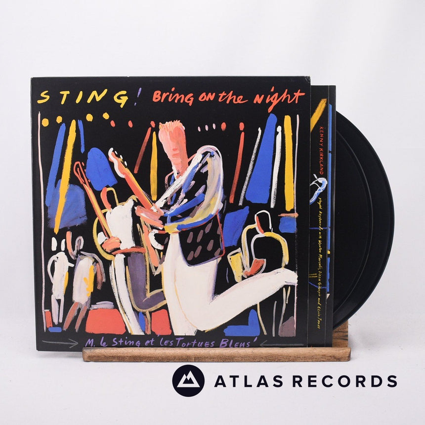 Sting Bring On The Night 2 x LP Vinyl Record - Front Cover & Record