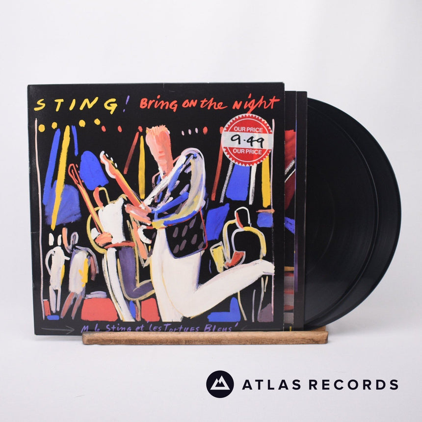 Sting Bring On The Night 2 x LP Vinyl Record - Front Cover & Record