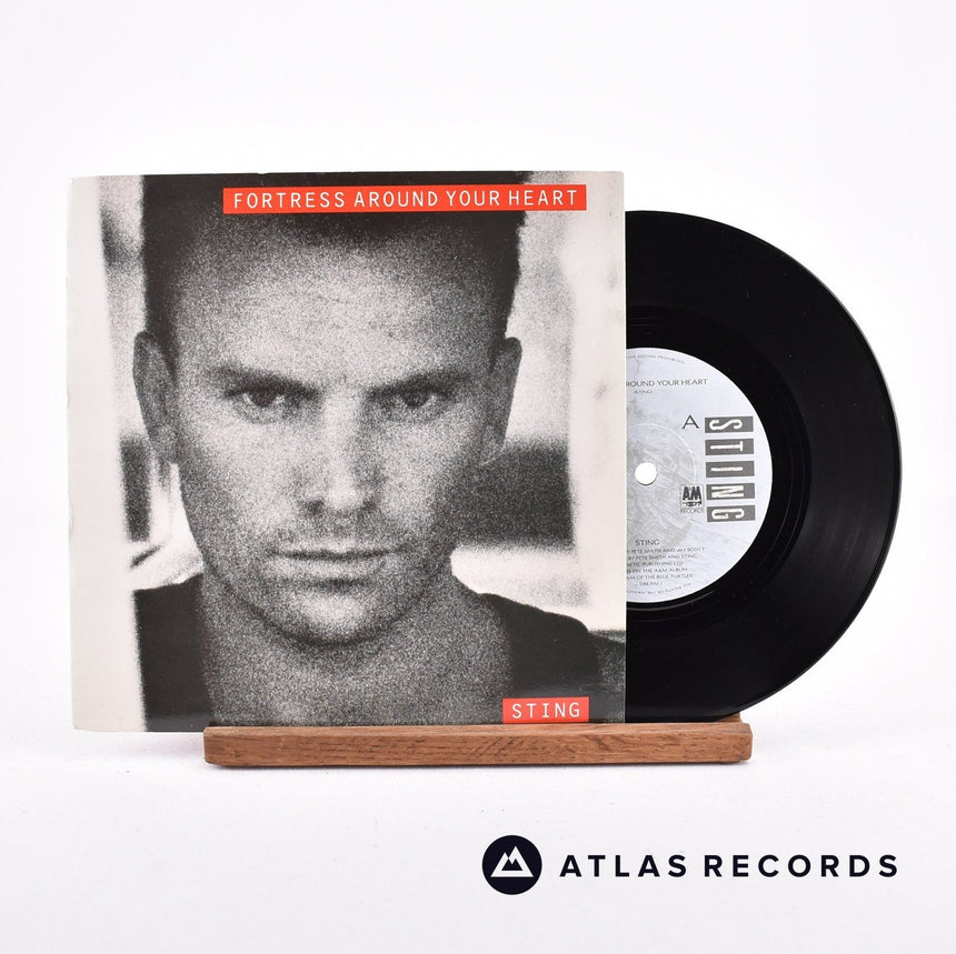 Sting Fortress Around Your Heart 7" Vinyl Record - Front Cover & Record