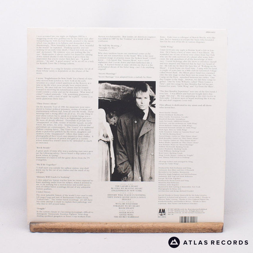 Sting - ...Nothing Like The Sun - A-1 B-1 C-1 D-1 2 x LP Vinyl Record - VG+/EX