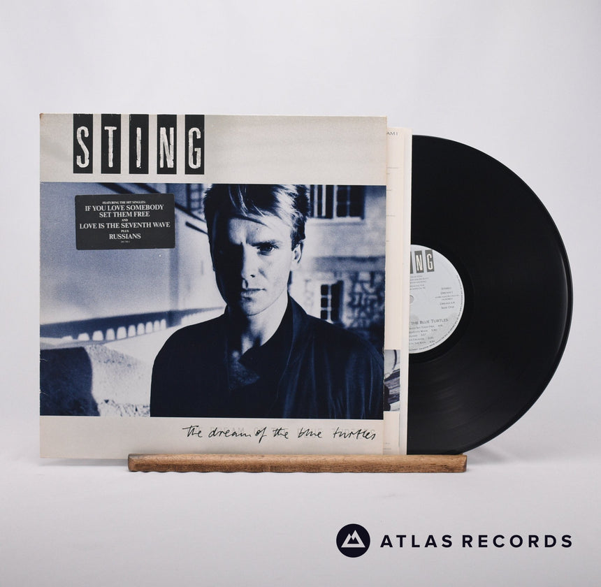 Sting The Dream Of The Blue Turtles LP Vinyl Record - Front Cover & Record