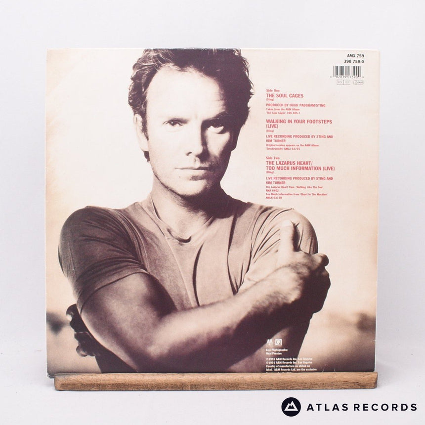 Sting - The Soul Cages - Die-Cut Sleeve Limited Edition 12" Vinyl Record - EX/EX