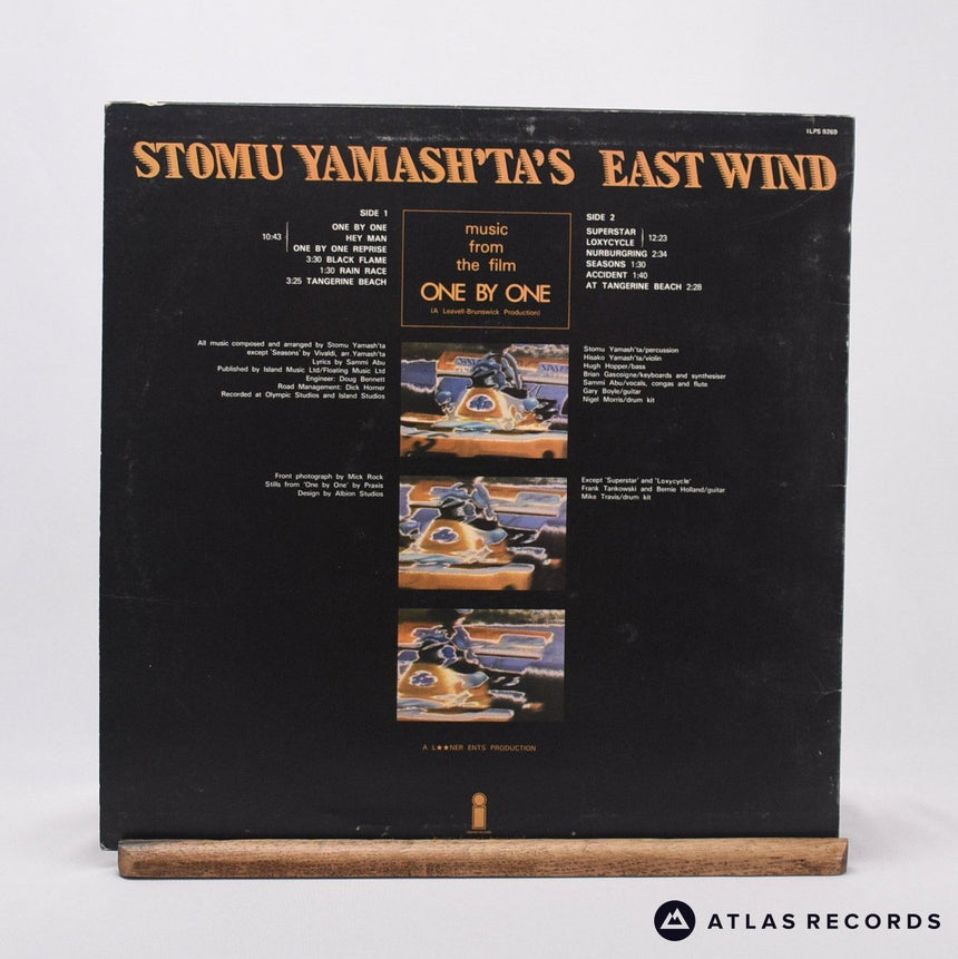 Stomu Yamash'ta's East Wind - One By One - A-1 B-1 LP Vinyl Record - VG+/VG+