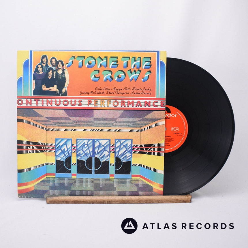 Stone The Crows Ontinuous Performance LP Vinyl Record - Front Cover & Record