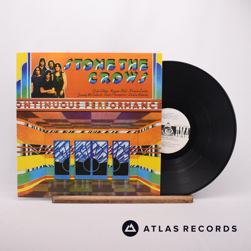 Stone The Crows 'Ontinuous Performance LP Vinyl Record - Front Cover & Record