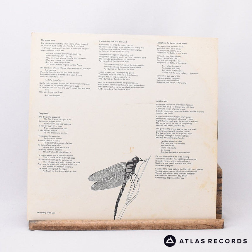 Strawbs - Dragonfly - Lyric Sheet Textured Sleeve LP Vinyl Record - VG+/VG+