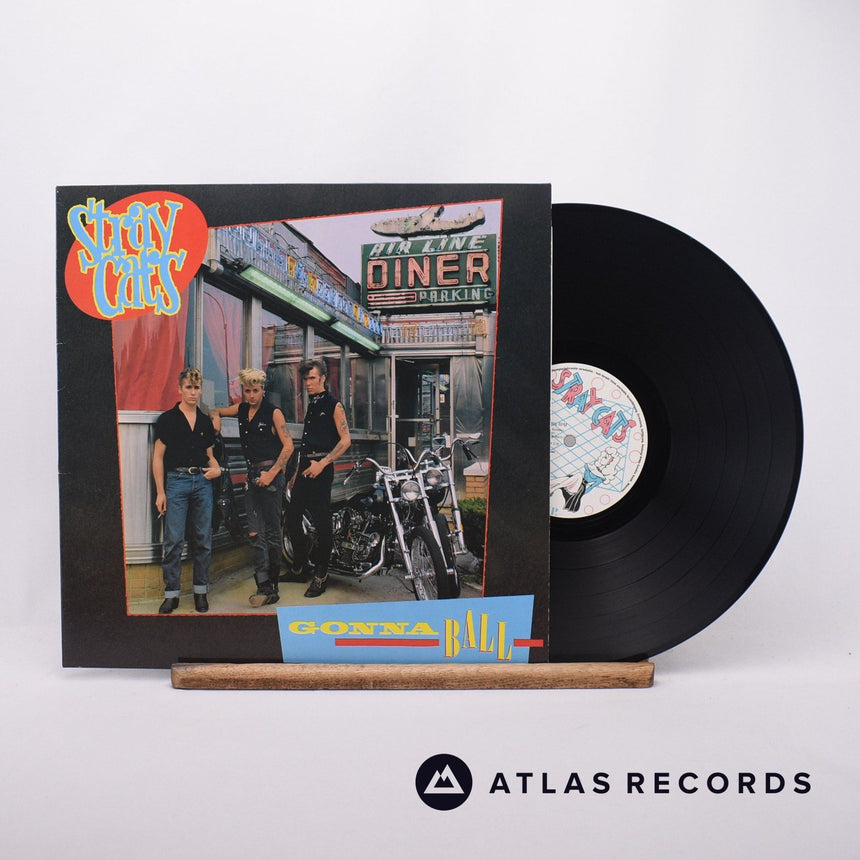 Stray Cats Gonna Ball LP Vinyl Record - Front Cover & Record