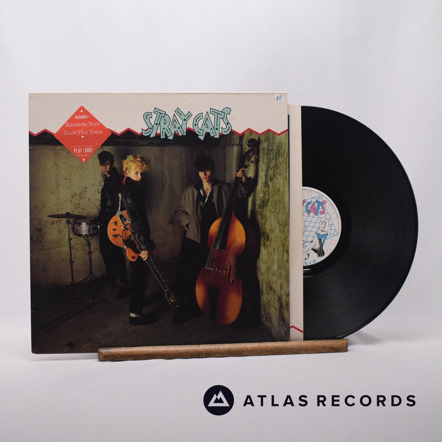 Stray Cats Stray Cats LP Vinyl Record - Front Cover & Record