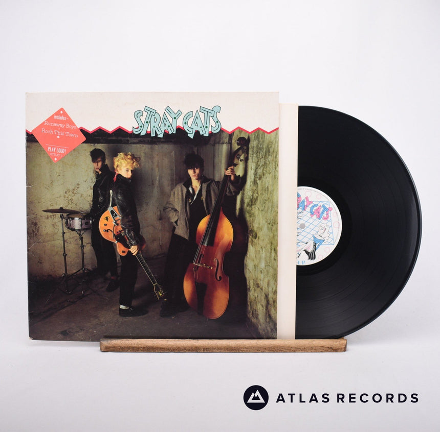 Stray Cats Stray Cats LP Vinyl Record - Front Cover & Record