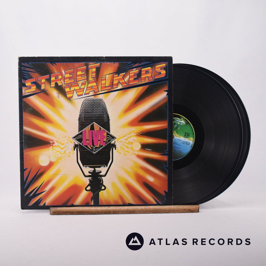 Streetwalkers Live Double LP Vinyl Record - Front Cover & Record
