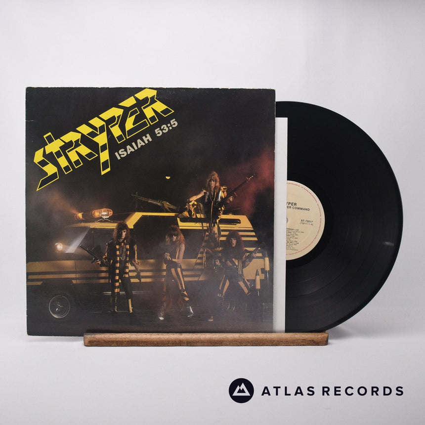 Stryper Soldiers Under Command LP Vinyl Record - Front Cover & Record