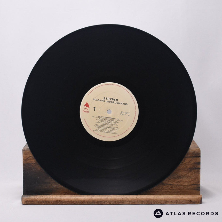 Stryper - Soldiers Under Command - Insert Reissue LP Vinyl Record - VG+/VG+