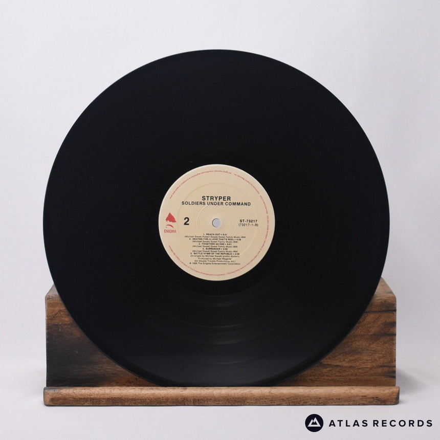 Stryper - Soldiers Under Command - Insert Reissue LP Vinyl Record - VG+/VG+