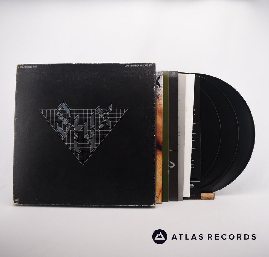 Styx A Collection Of Styx 3 x LP Vinyl Record - Front Cover & Record