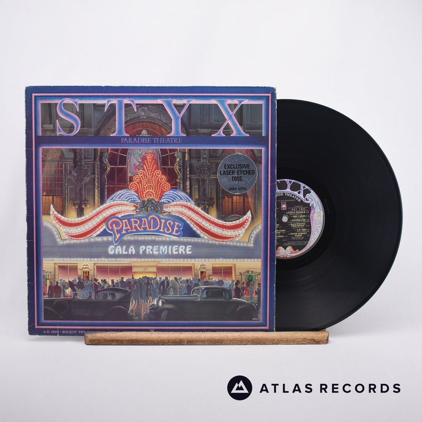 Styx Paradise Theatre LP Vinyl Record - Front Cover & Record