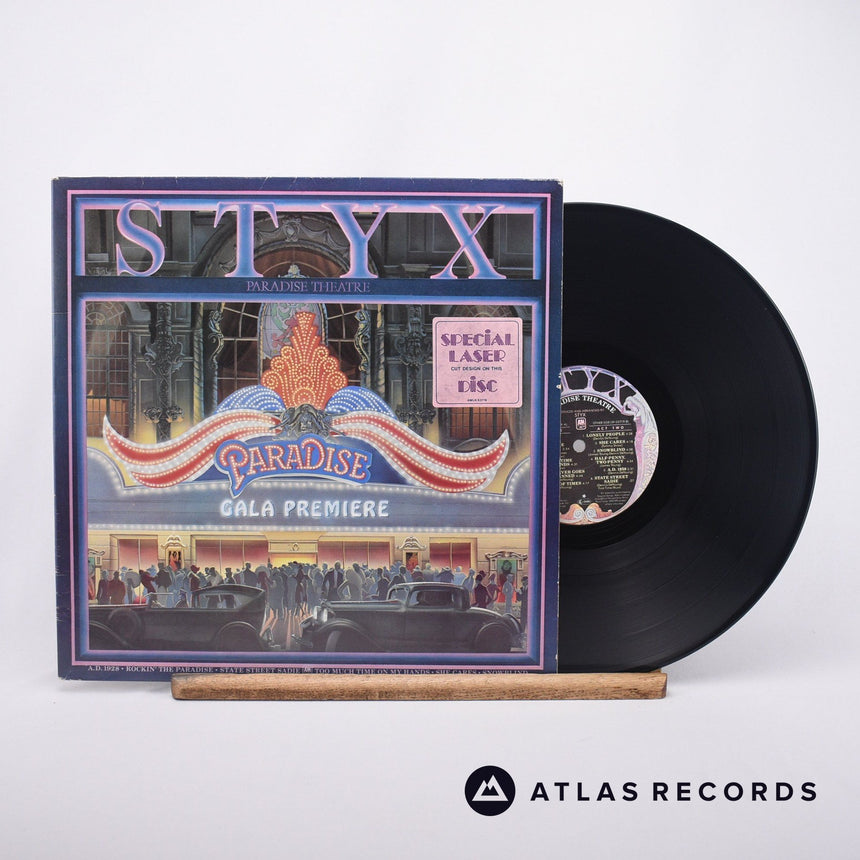 Styx Paradise Theatre LP Vinyl Record - Front Cover & Record