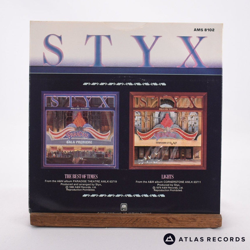 Styx - The Best Of Times - Etched 7" Vinyl Record - EX/EX