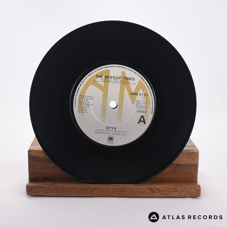 Styx - The Best Of Times - Etched 7" Vinyl Record - EX/EX
