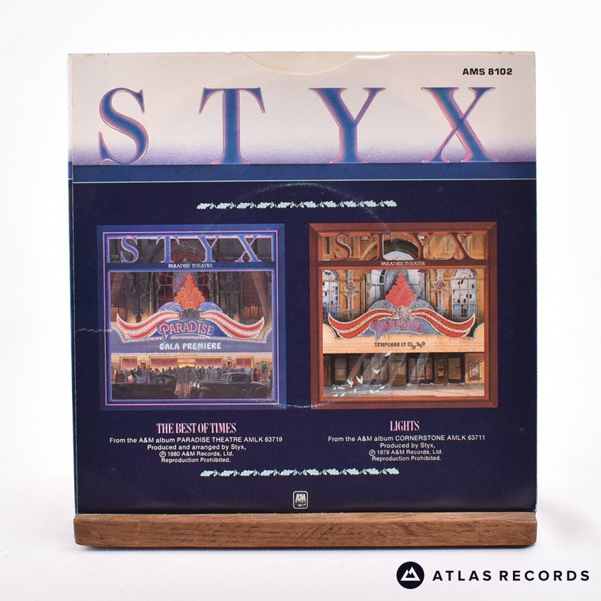 Styx - The Best Of Times - Etched 7" Vinyl Record - VG+/EX