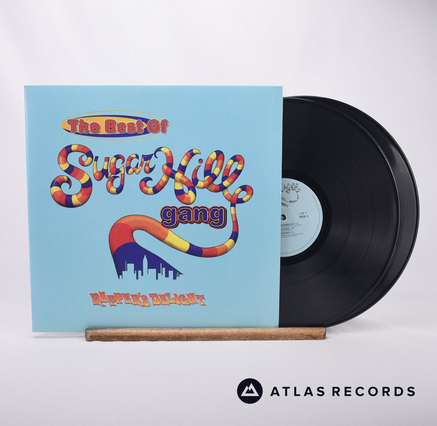 Sugarhill Gang Rapper's Delight: The Best Of Sugarhill Gang Double LP Vinyl Record - Front Cover & Record