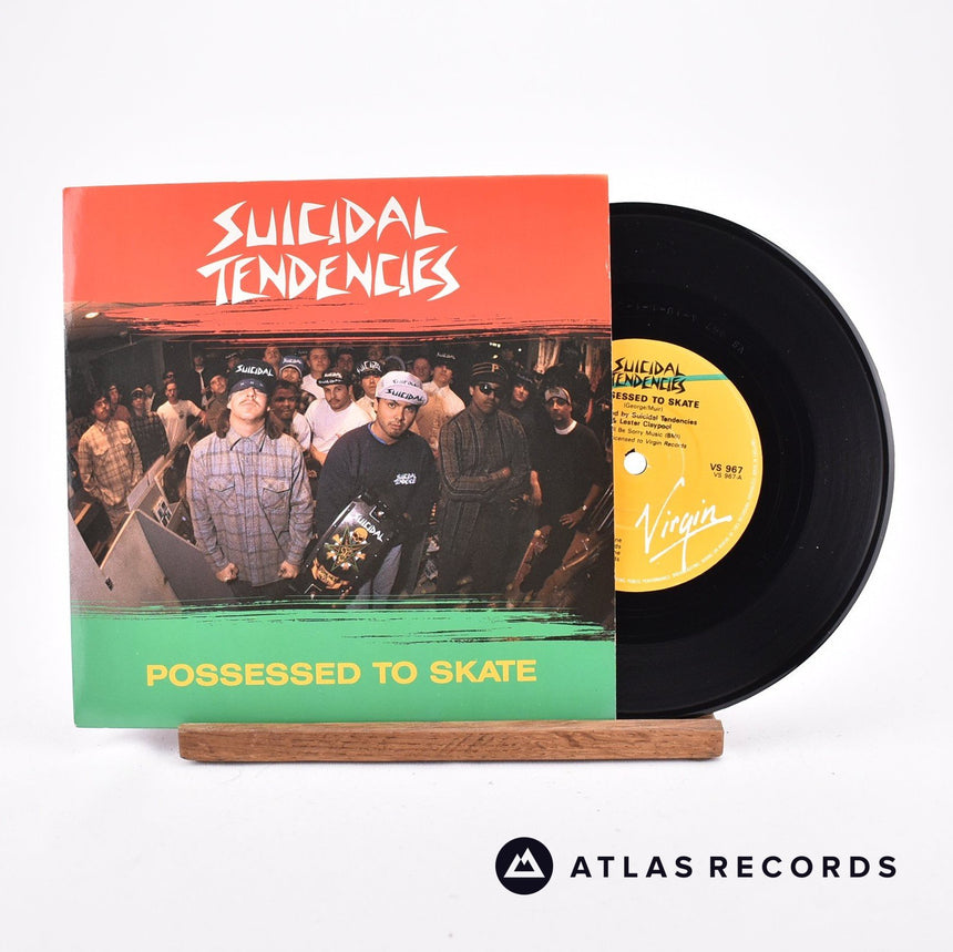 Suicidal Tendencies Possessed To Skate 7" Vinyl Record - Front Cover & Record