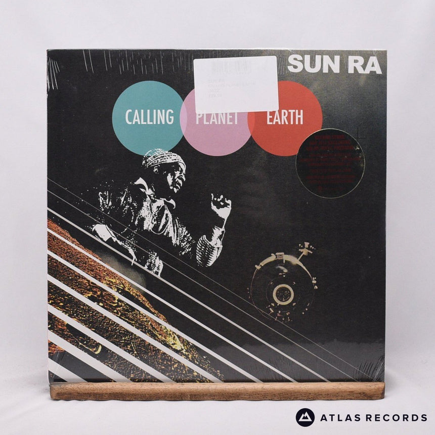 Sun Ra Calling Planet Earth LP Vinyl Record - Front Cover & Record