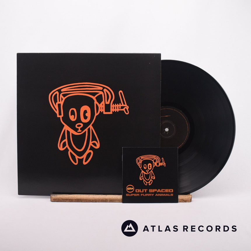 Super Furry Animals Out Spaced LP Vinyl Record - Front Cover & Record