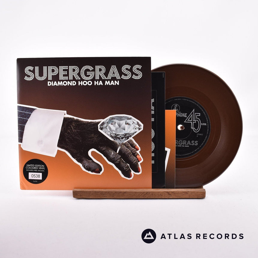 Supergrass Diamond Hoo Ha Man 7" Vinyl Record - Front Cover & Record