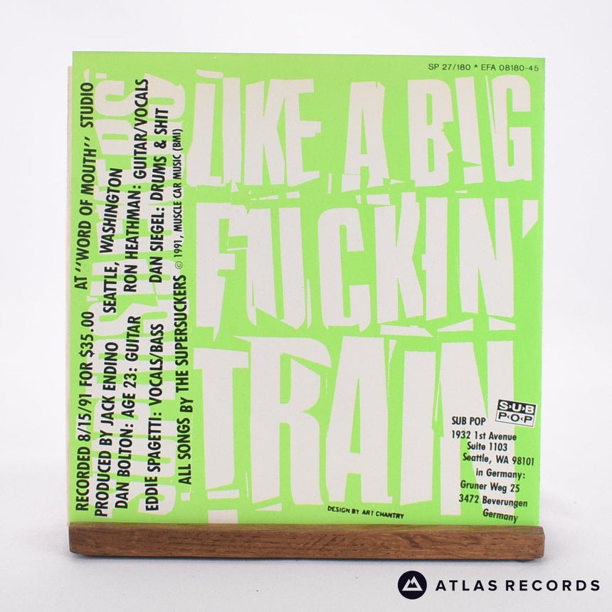 Supersuckers - ...Like A Big Fuckin' Train - 7" Vinyl Record - EX/EX