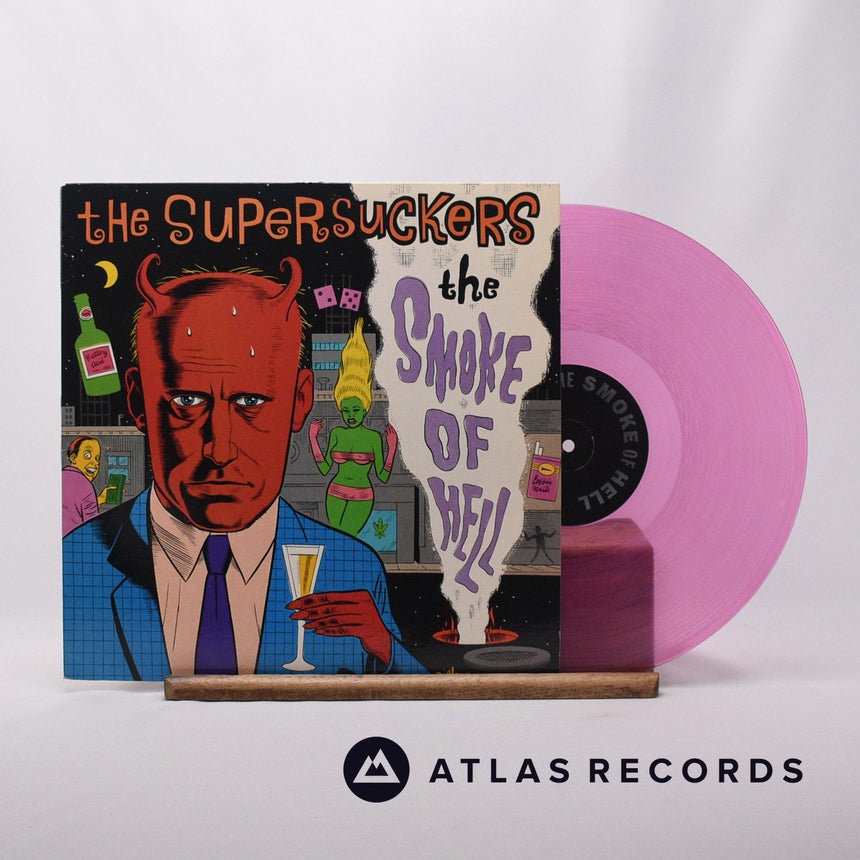 Supersuckers The Smoke Of Hell LP Vinyl Record - Front Cover & Record