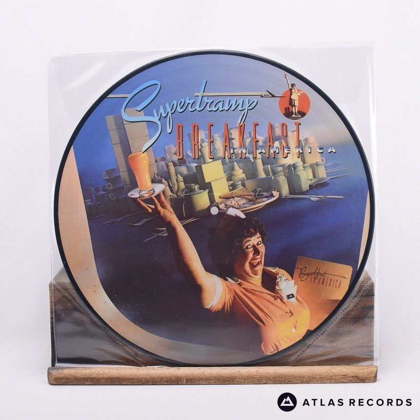 Supertramp Breakfast In America LP Vinyl Record - Front Cover & Record