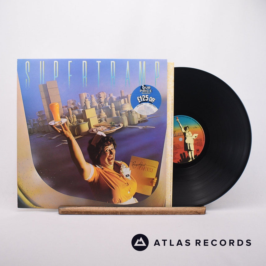 Supertramp Breakfast In America LP Vinyl Record - Front Cover & Record