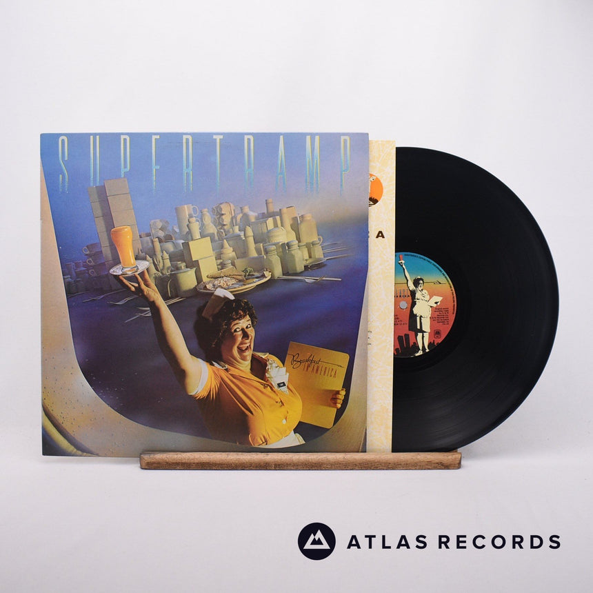 Supertramp Breakfast In America LP Vinyl Record - Front Cover & Record