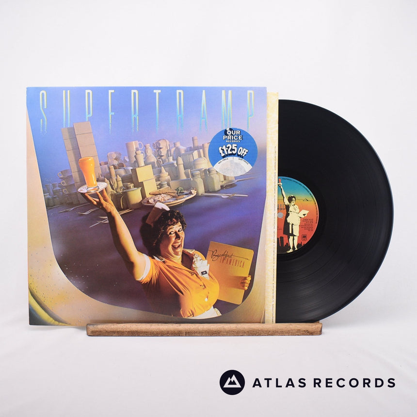 Supertramp Breakfast In America LP Vinyl Record - Front Cover & Record