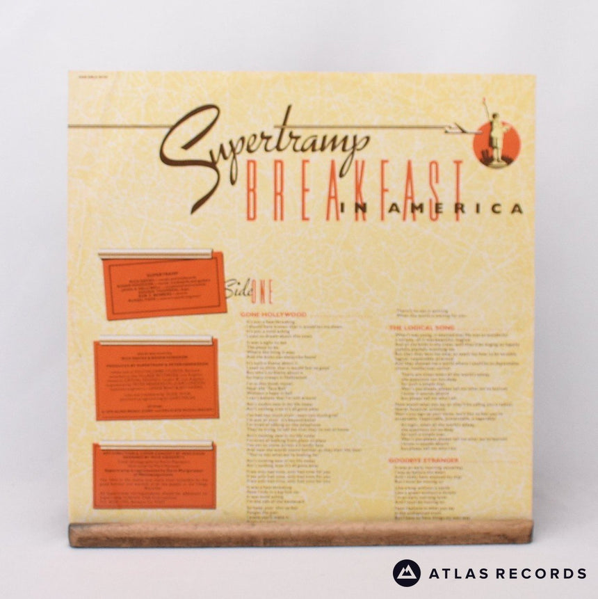Supertramp - Breakfast In America - A-1 B1 LP Vinyl Record - VG+/VG+