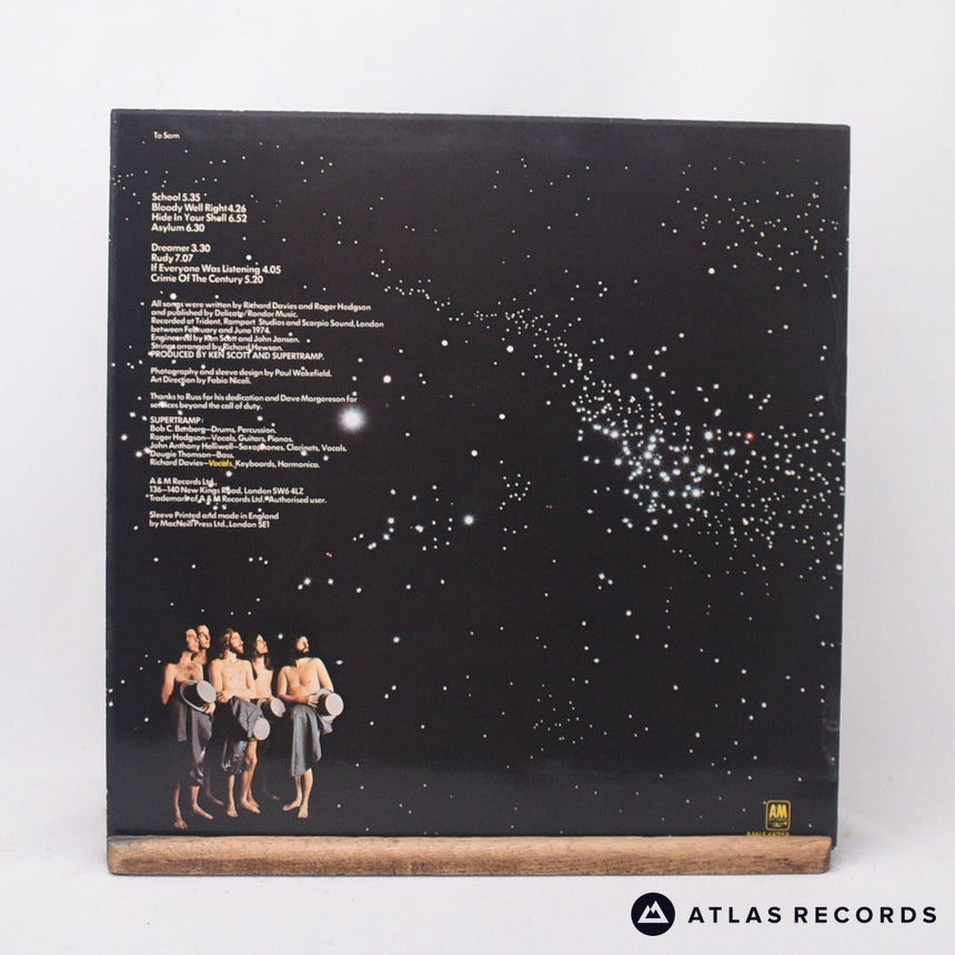 Supertramp - Crime Of The Century - Lyric Sheet A5 B5 LP Vinyl Record - EX/VG+