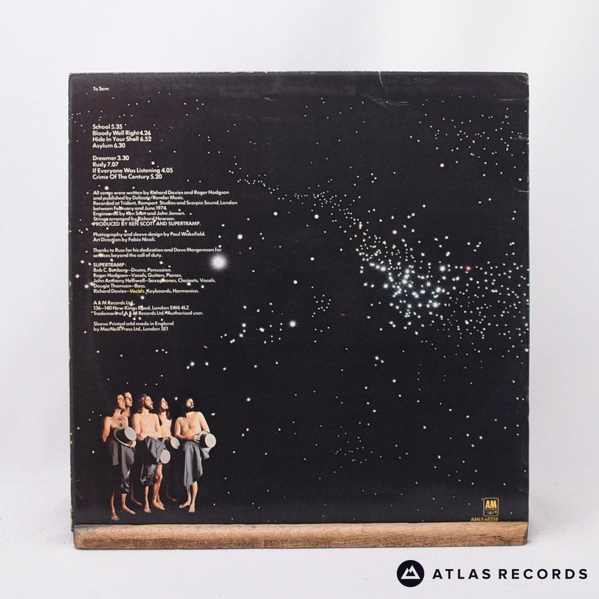 Supertramp - Crime Of The Century - Insert A5 B5 LP Vinyl Record - VG+/EX