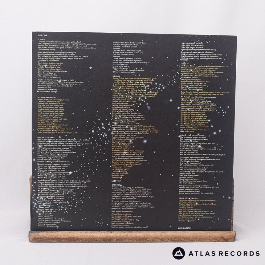 Supertramp - Crime Of The Century - Lyric Sheet A5 B5 LP Vinyl Record - EX/VG+