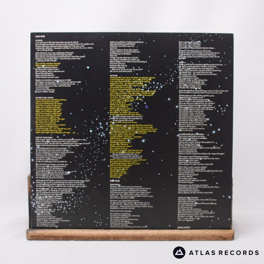 Supertramp - Crime Of The Century - LP Vinyl Record - VG+/VG+