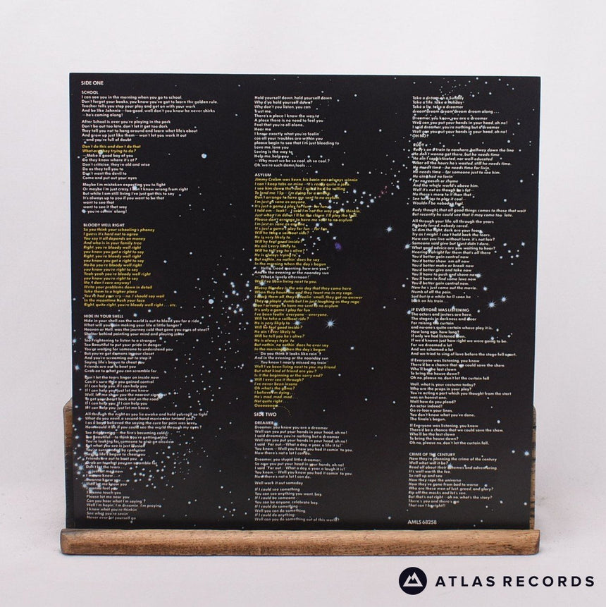 Supertramp - Crime Of The Century - Reissue Lyric Sheet LP Vinyl Record - EX/EX