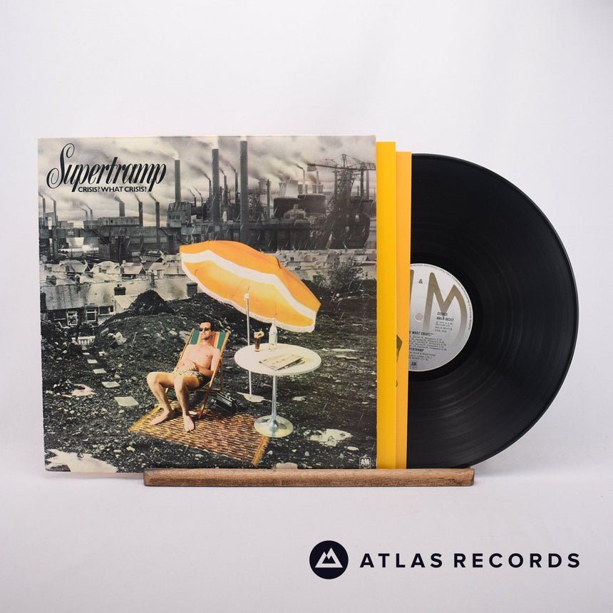 Supertramp Crisis? What Crisis? LP Vinyl Record - Front Cover & Record