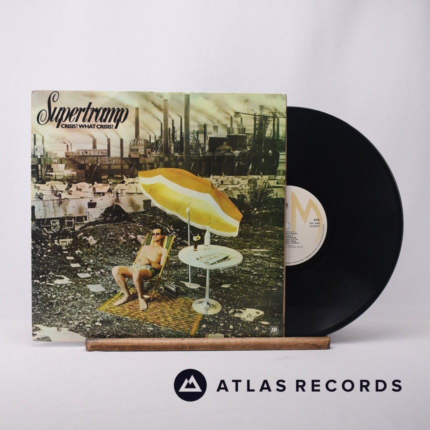 Supertramp Crisis? What Crisis? LP Vinyl Record - Front Cover & Record