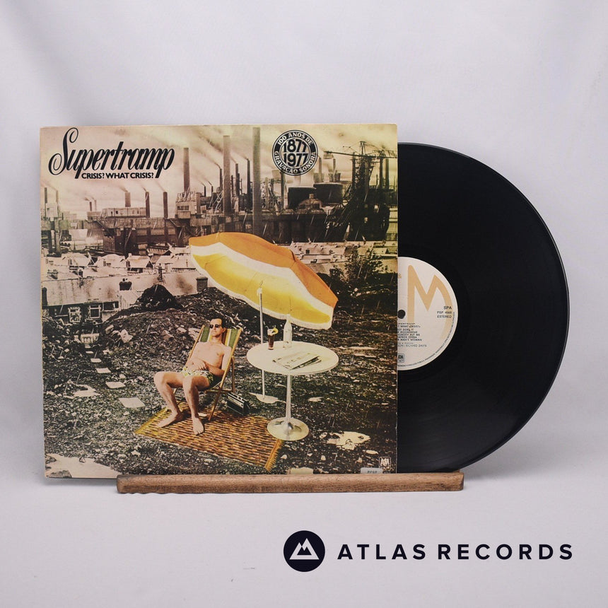Supertramp Crisis? What Crisis? LP Vinyl Record - Front Cover & Record