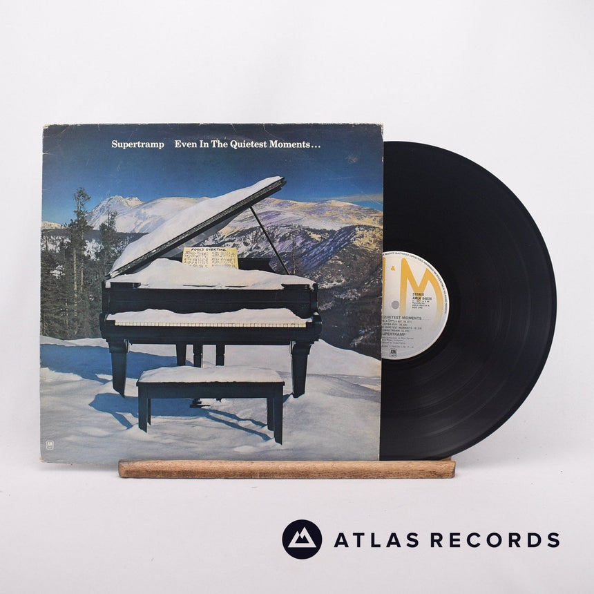 Supertramp Even In The Quietest Moments... LP Vinyl Record - Front Cover & Record
