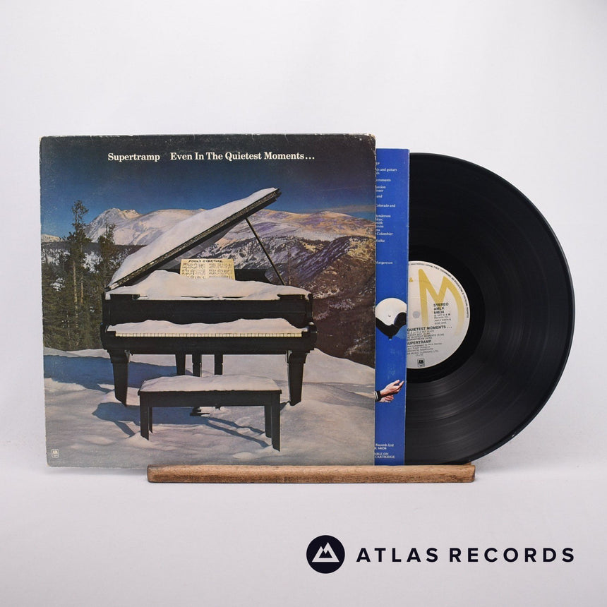Supertramp Even In The Quietest Moments... LP Vinyl Record - Front Cover & Record
