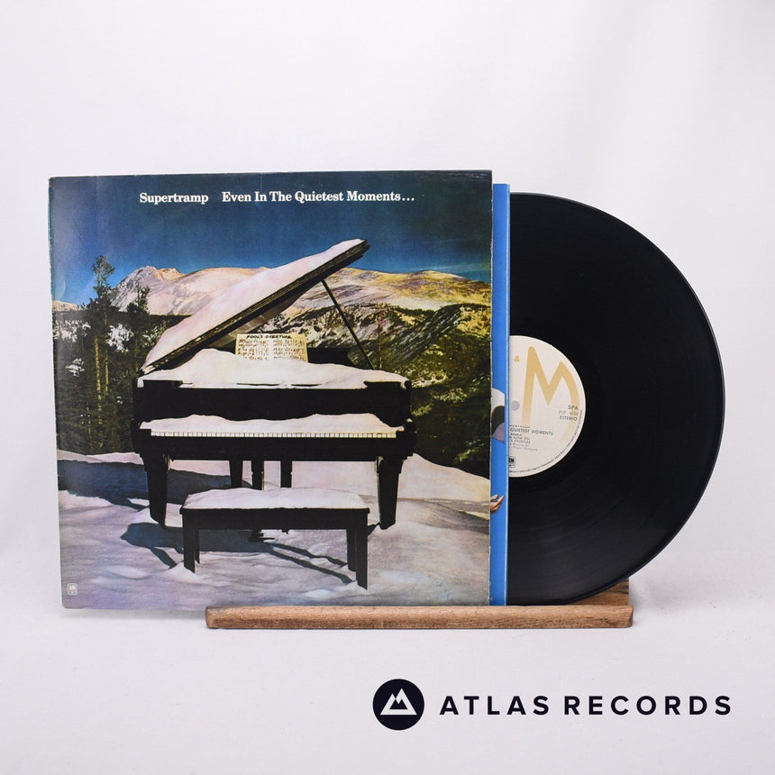 Supertramp Even In The Quietest Moments... LP Vinyl Record - Front Cover & Record