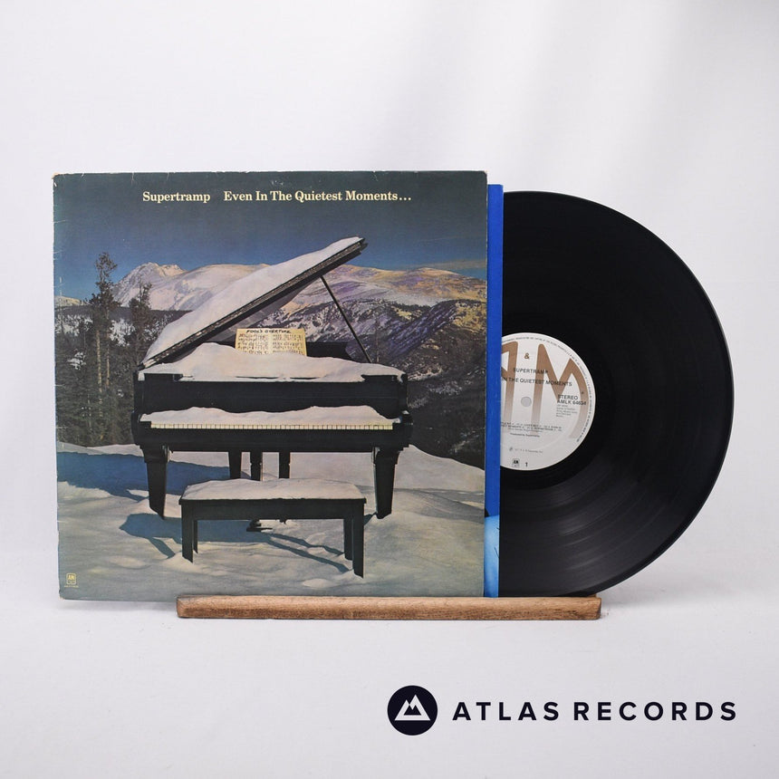 Supertramp Even In The Quietest Moments... LP Vinyl Record - Front Cover & Record